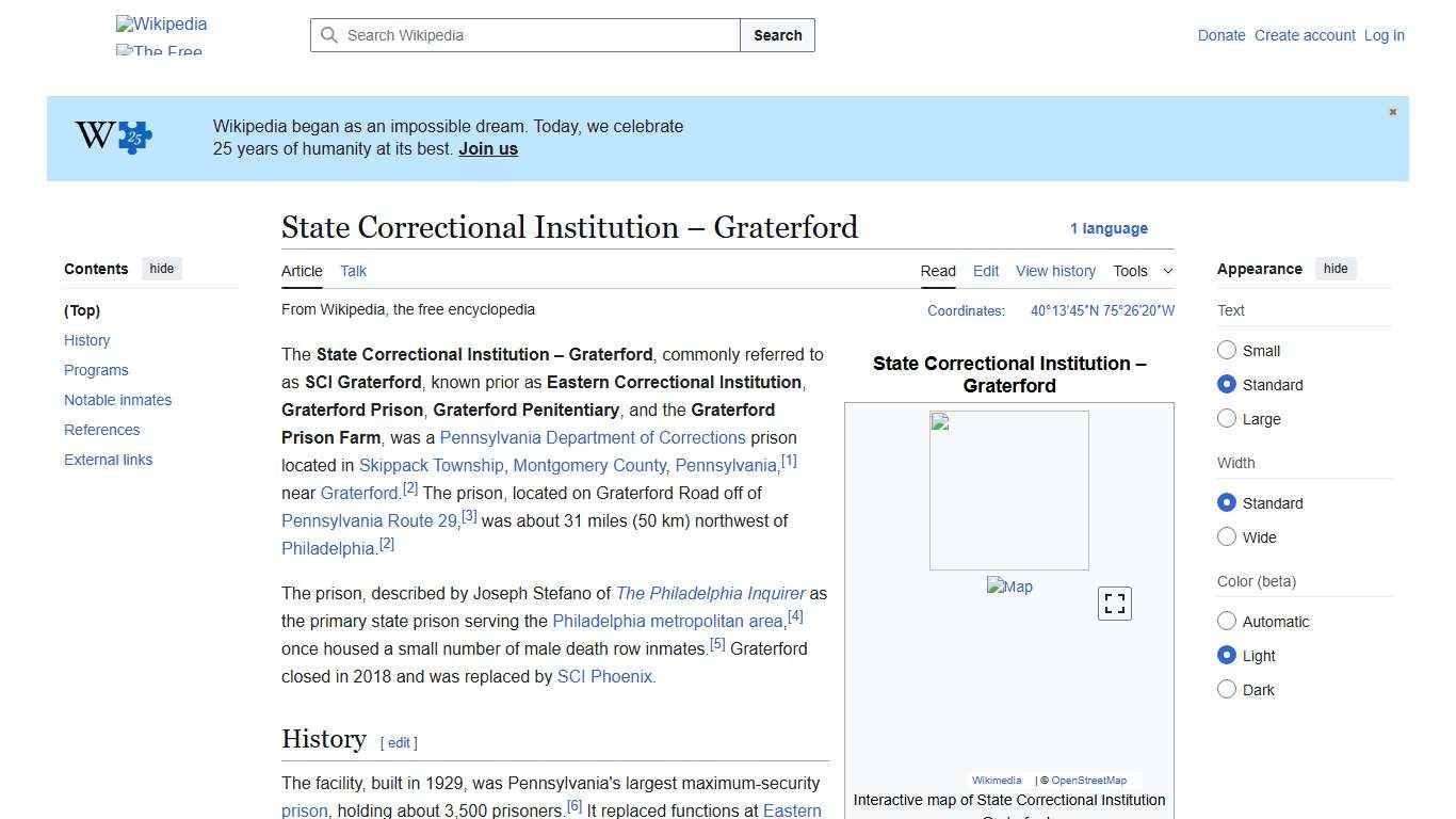 State Correctional Institution – Graterford - Wikipedia